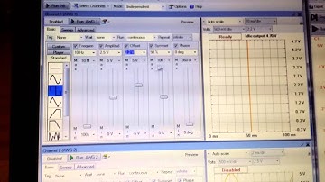 Wai Analog Discovery module capacitor demo