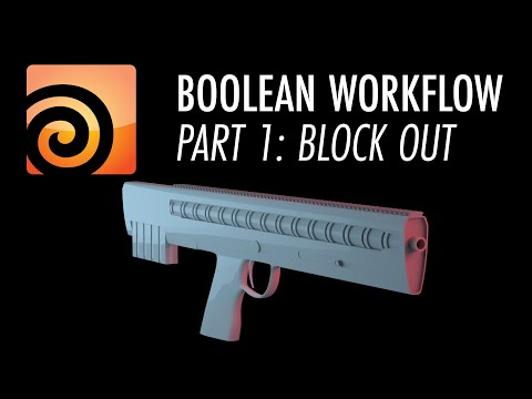 Boolean Modeling in Houdini Part 1: Block out
