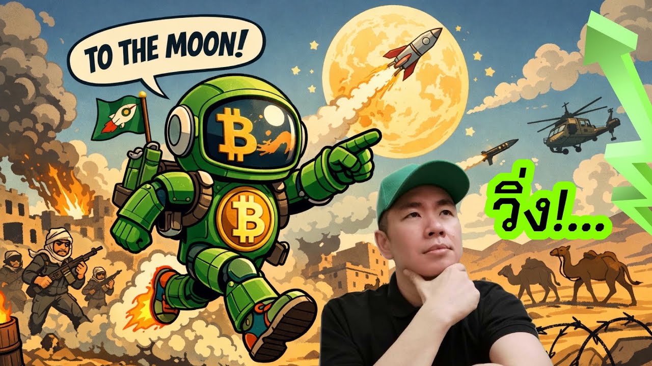 Bitcoin ไม่สนโลก…ขอไปมูน 🚀🌕