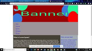 Chapter 5 Adding Banner, Nav & Footer Template