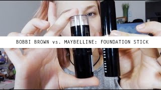 BOBBI BROWN SKIN vs. MAYBELLINE FIT ME - BATTLE OF THE FOUNDATION STICKS