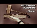 Martillo de THOR. Mjolnir. Rompecabezas. Fabricación y mecanismo. THOR hammer puzzle.