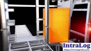 Automated Handling Of Totes With Conveying-Stacking-DeStacking-Strapping