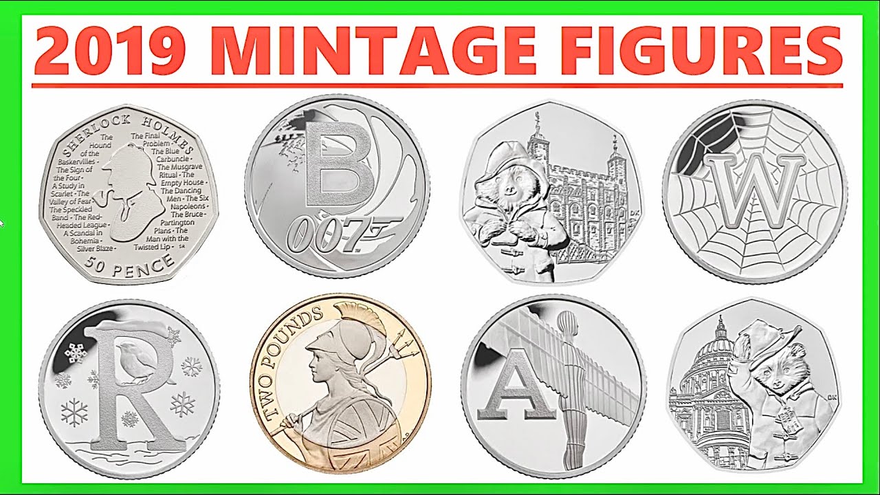 2019 Mintage Figures Finally Released!! Which Is Rarest?! || Royal Mint Coins