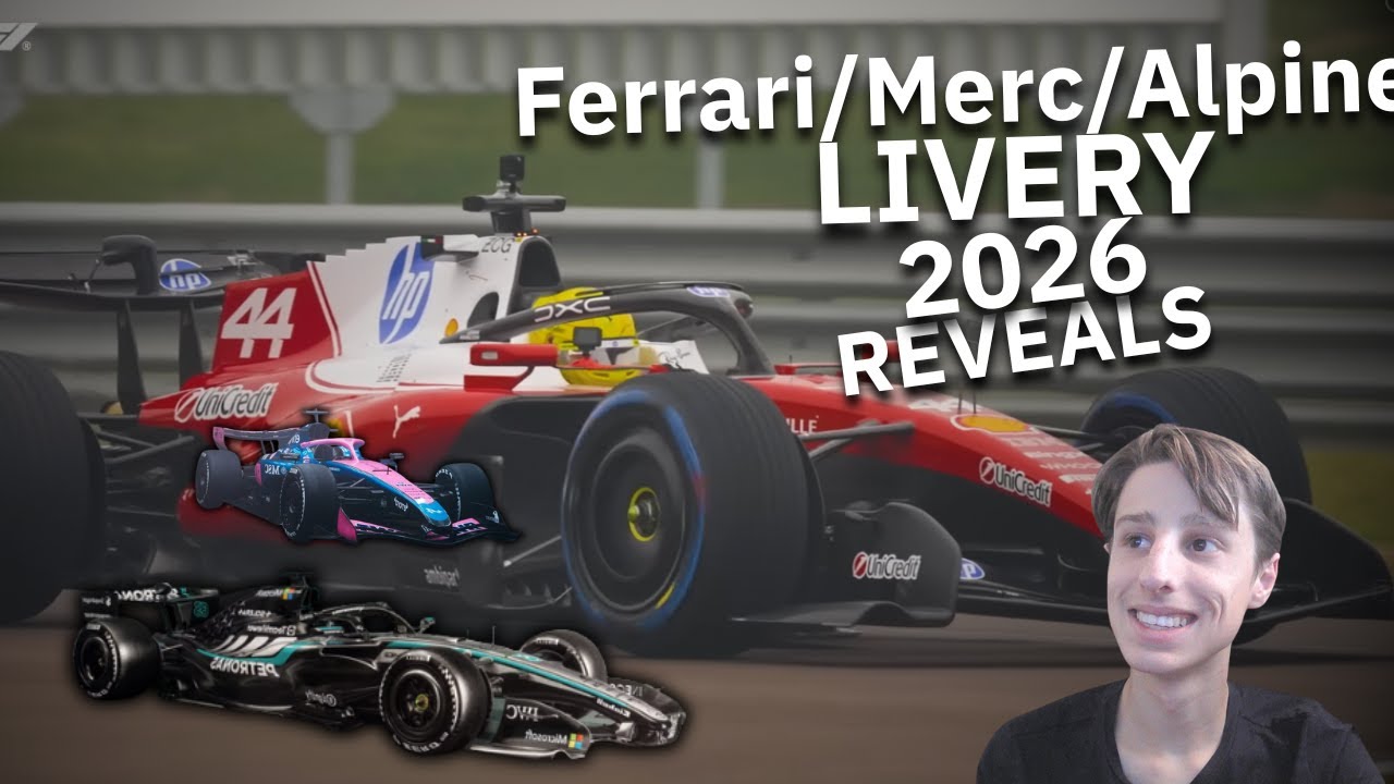 My Reaction to Three (Mercedes/Ferrari/Alpine) Livery Reveals!