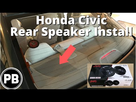 2001 – 2005 Honda Civic Rear Speaker Install JVC 6.5"