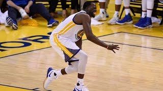 Ouch Draymond Green Injures His Nut-Kicking Leg