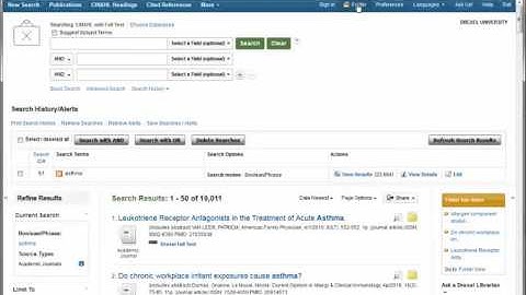 EndNote Online - Importing citations from CINAHL