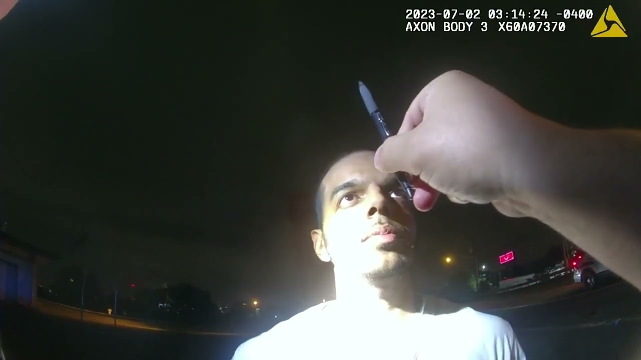Body camera footage of off-duty Union City police officer's DWI arrest