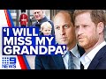 Prince Harry's and William's fitting tributes to grandfather Prince Philip | 9 News Australia