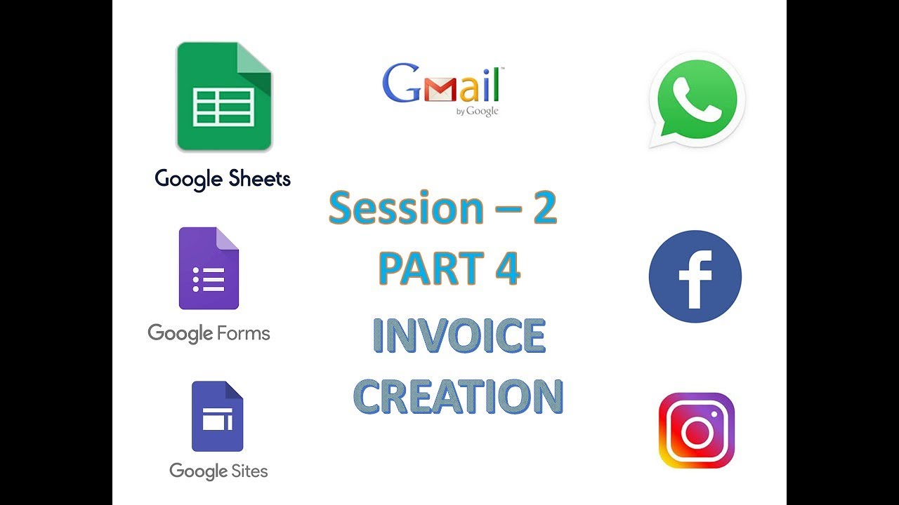GoogleSheetTutorial: Invoice Creation, Accounting In Sheets Sesson2 Part4