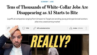 Is AI Really Replacing Thousands Of White Collar Jobs??