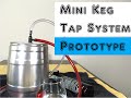 Prototype de systme de robinetterie mini keg pour la bire brasse  la maison