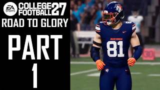 EA Sports College Football 27 - Road to Glory (TE) - PART 1 | High School & Freshman Year