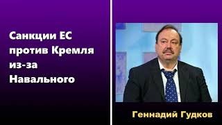 Геннадий Гудков.  Санкции ЕС против Кремля из-за Навального.