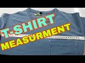 টি শার্ট মেজারমেন্ট করার সঠিক পদ্ধতি, How to Measurement T-Shirt, টি শার্ট ম্যাজারমেন্ট#Measurements