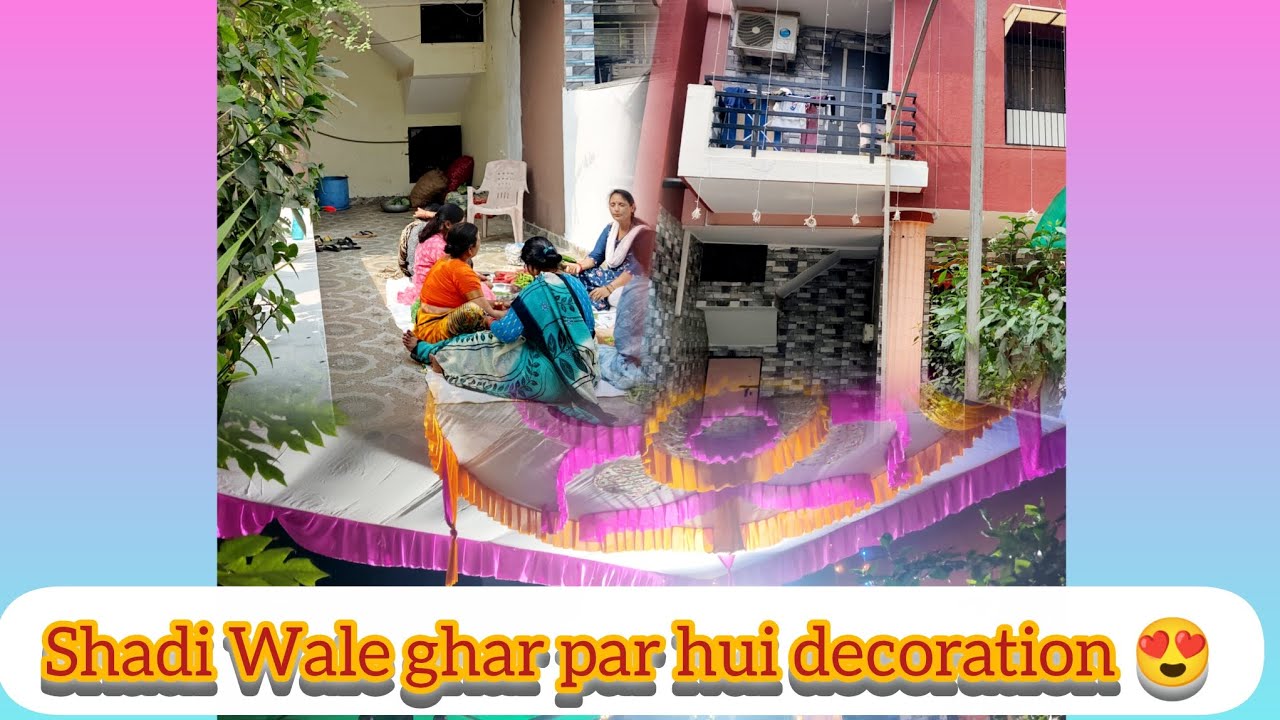 Decoration bhi ho gyi aaj 💥✨😍ll sb milkar kr rhe hai kaam ❤️