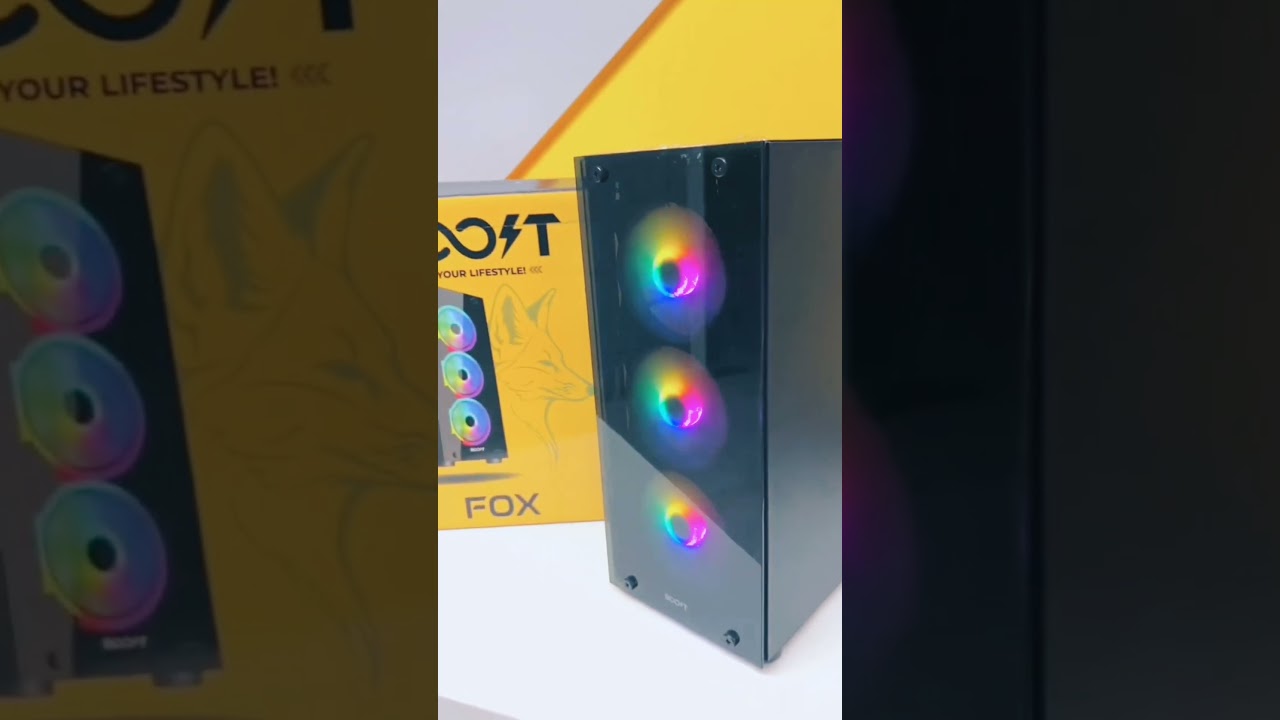 Boost Unique Style FOx PC Case/Fox Gaming PC Case/Best Gaming PC Case