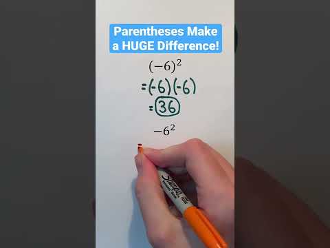 Parentheses are REALLY
