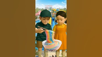 Squid Game AI Rainbow Slime ASMR #squidgame #squidgame2 #ai #asmr