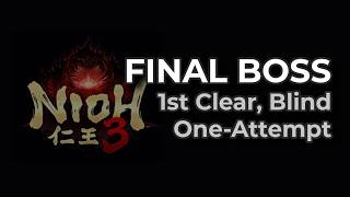 FINAL Boss & Gauntlet (FIRST-Attempt, 1st Clear Blind, Solo Sword) - Ultrawide - Nioh 3