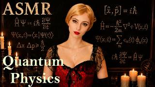 ASMR/Victorian Physicist Teaches You Quantum Physics/Chalkboard writing/paper sounds/hand writing