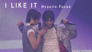 240901 『I Like It 』Hyunjin Focus  straykids world tour concert domin ATE SEOUL KSPODOME
