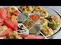 КАБАЧКИ ФАРШИРОВАННЫЕ РИСОМ И ОВОЩАМИ