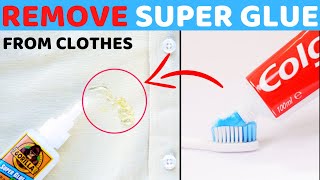 Easy Way to Remove Super Glue Stain from Clothes or Fabric & Jeans With Home Solution screenshot 4