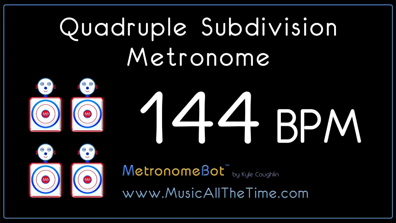 metronome 144 bpm