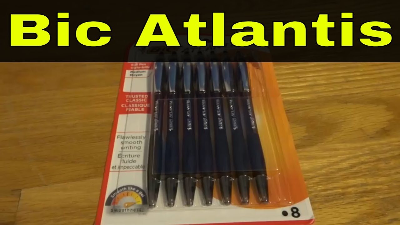 Bic Atlantis Ball Pen Review-Clickable Pen With Smooth Writing 