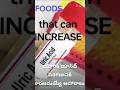 Foods that can increase URIC ACID | #health #food #fitness #shorts