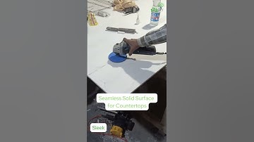 Seamless solid surface countertops