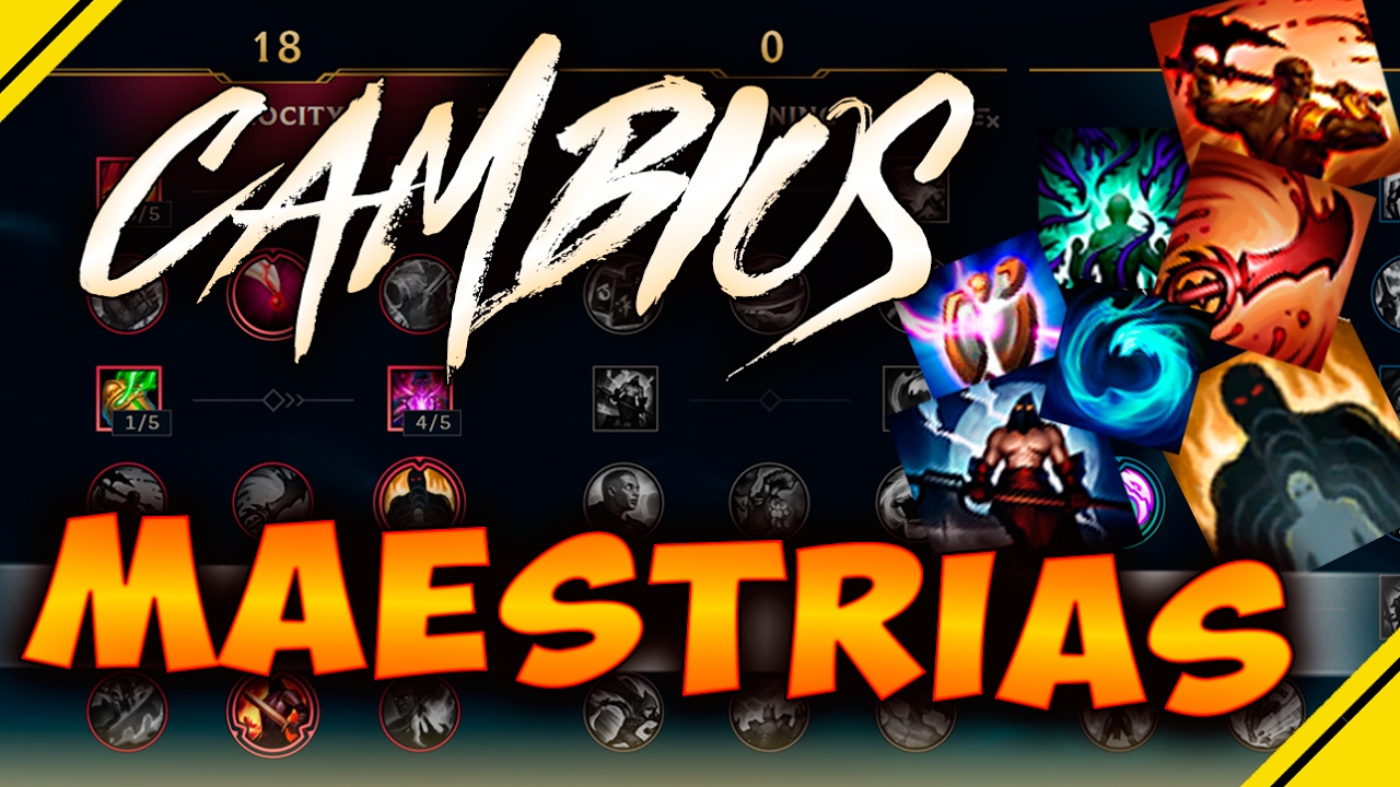 maestria nespresso CAMBIOS a las MAESTRÍAS | Noticias League Of Legends LOL