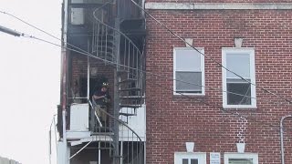 Johnson City apartment building catches fire, several families displaced