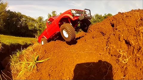 RC4WD Trail Finder 2 RTR First test on trail 100% stock - ECBROCK RC