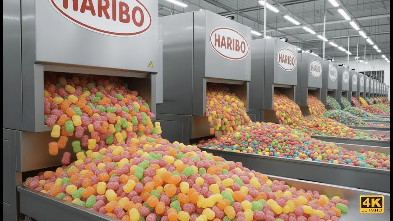 Inside a Mega Factory Producing MILLIONS of Gummy Candies Every Day | Candy Manufacturing