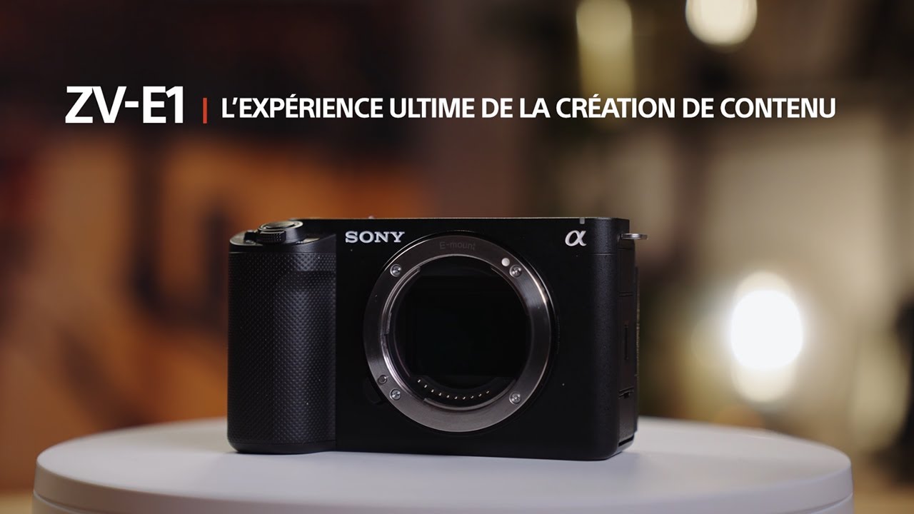 Sony ZV-E1 : le vlogging passe au capteur plein format et à l'IA