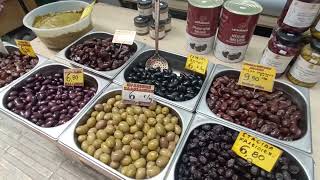видео: Thessaloniki, Kapani Market уличный рынок картинка: Thessaloniki, Kapani Market уличный рынок