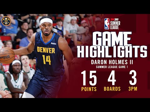 DaRon Holmes II Highlights vs. Bucks 📺 Game 1 | 2025 NBA 2K Summer League