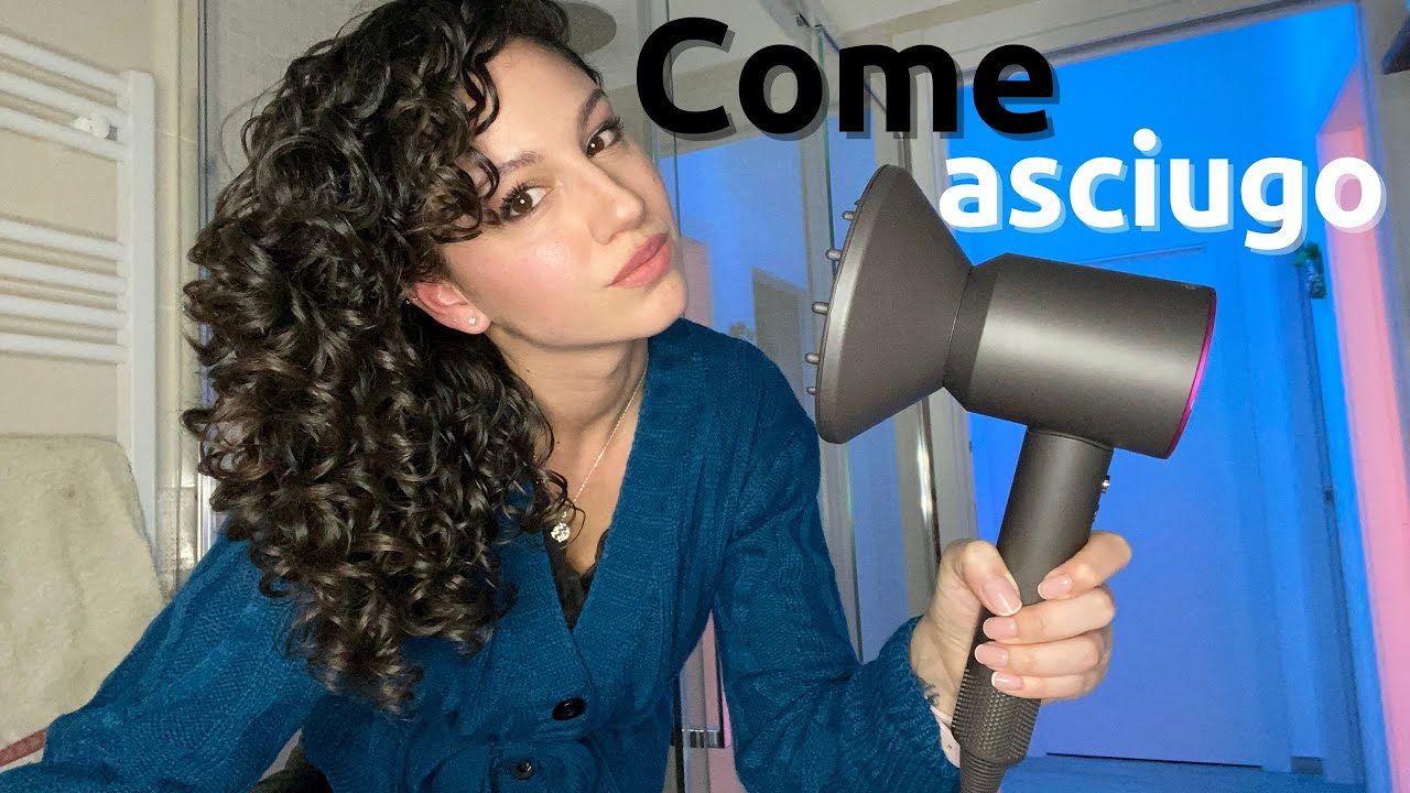 CAPELLI RICCI - Asciugo in diretta (quasi) i miei capelli !!