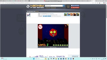 Question 92 from the Impossible Quiz - Glitch/Game Over!