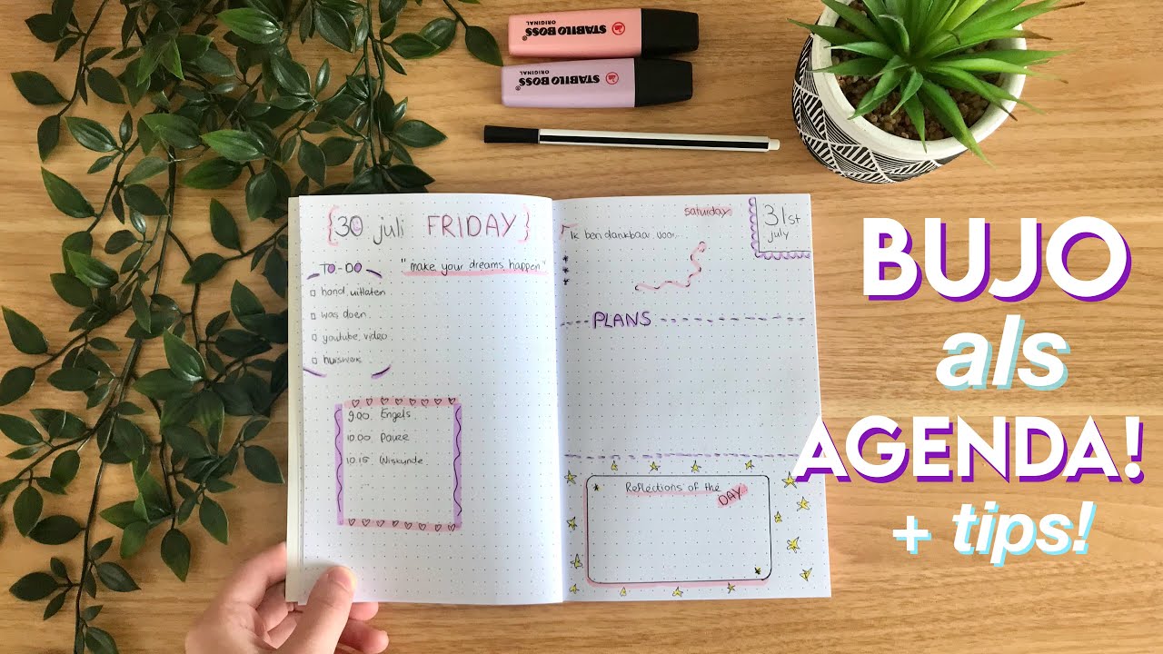 PLAN WITH ME: BUJO ALS AGENDA! *verschillende ontwerpen + voordelen + bujo tips!*