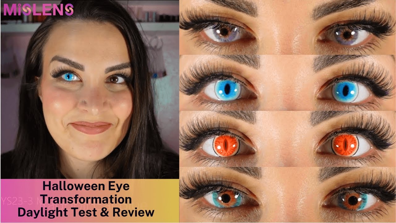 [MISLENS] Halloween Eye Transformation 🎃 | Daylight Test & Review 