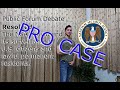 NSA Surveillance Pro Case- Public Forum Topic January 2021