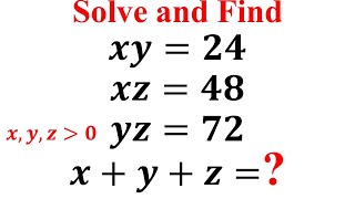 Finding the value of x y z|Learn how to solve a system with three unknowns