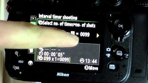 Timelapse on a Nikon D600 Tutorial