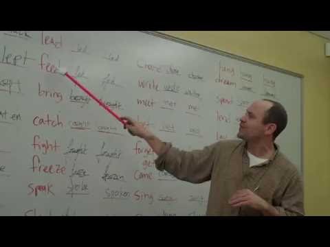 طريقه سهل لحفظ الافعال الشاذة ونطقها نطفا صحيحا بتصريفاتها