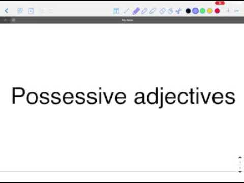 Clip#03 คำแสดงความเป็นเจ้าของ Possessive adjectives