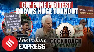 Scores Of Protesters Come In Support Of Cockroach Janta Party Movement